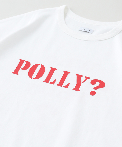 Name.（ネーム）の「Name./ネームSILKETE COTTON BIG TEE POLLY/Tシャツ（Tシャツ/カットソー・メンズ・ホワイト/レッド・1）」の4枚目の写真