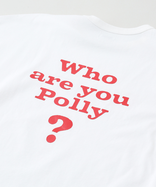 Name.（ネーム）の「Name./ネームSILKETE COTTON BIG TEE POLLY/Tシャツ（Tシャツ/カットソー・メンズ・ホワイト/レッド・1）」の16枚目の写真