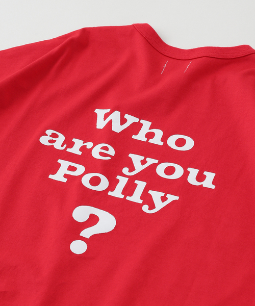 Name.（ネーム）の「Name./ネームSILKETE COTTON BIG TEE POLLY/Tシャツ（Tシャツ/カットソー・メンズ・ホワイト/レッド・1）」の15枚目の写真