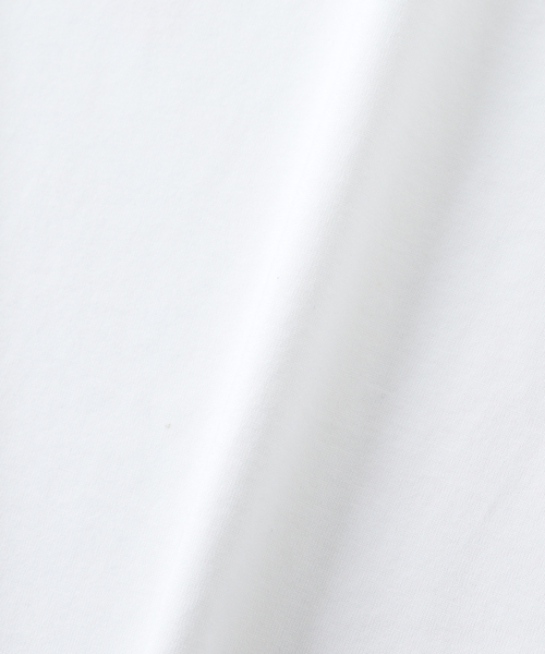 Name.（ネーム）の「Name./ネームSILKETE COTTON BIG TEE POLLY/Tシャツ（Tシャツ/カットソー・メンズ・ホワイト/レッド・1）」の14枚目の写真