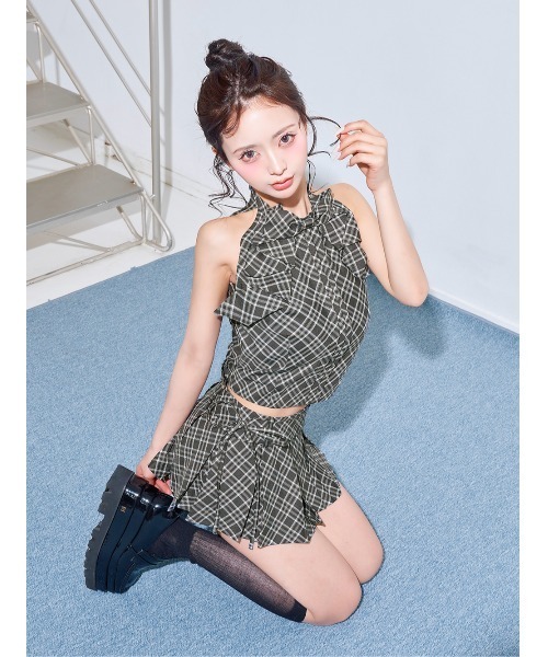 Darich チェックスカートライクショートパンツ (Mサイズ・BRN) 予約商品】チェックスカートライクショートパンツ – Darich