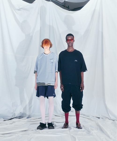 CMF OUTDOOR GARMENT（シーエムエフアウトドアガーメント）の「CMF OUTDOOR GARMENT/シーエムエフ アウトドアガーメント  別注QUICK DRY MESH TEE S/S（Tシャツ/カットソー・メンズ・グレー/ブラック・L/XL/M）」の8枚目の写真