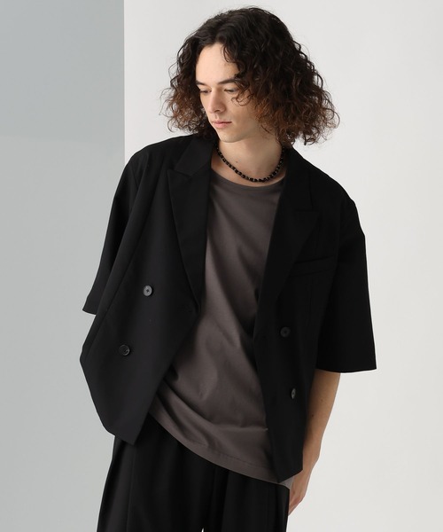 美品 HARE 【接触冷感】ICY FEEL ダブルショートジャケット HARE｜【接触冷感】ICY FEELダブルショートジャケット | Rakuten