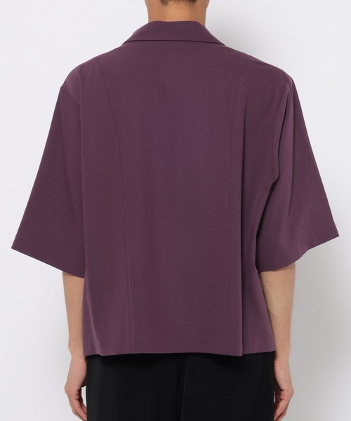 HARE（ハレ）の「【接触冷感】ICY FEELダブルショートジャケットSS(HARE)（テーラードジャケット・メンズ・ブラック/グレー/レッド・SMALL/MEDIUM）」の21枚目の写真