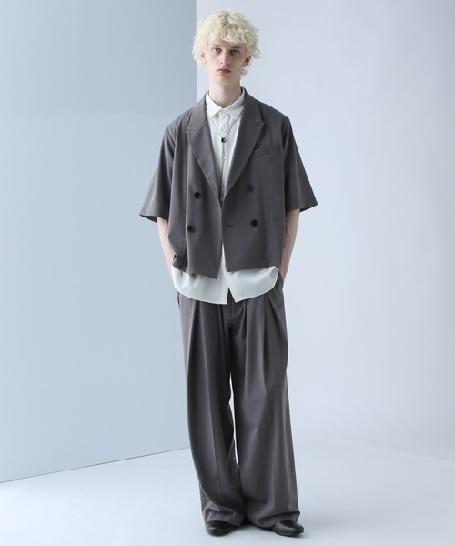 セール】【接触冷感】ICY FEELダブルショートジャケットSS(HARE