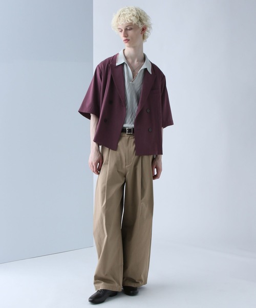 セール】【接触冷感】ICY FEELダブルショートジャケットSS(HARE