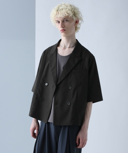 美品 HARE 【接触冷感】ICY FEEL ダブルショートジャケット HARE｜【接触冷感】ICY FEELダブルショートジャケット | Rakuten
