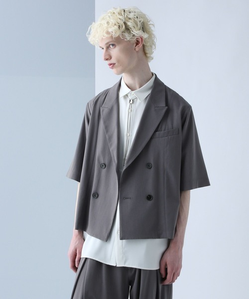 セール】【接触冷感】ICY FEELダブルショートジャケットSS(HARE