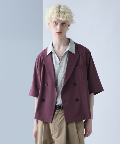 セール】【接触冷感】ICY FEELダブルショートジャケットSS(HARE