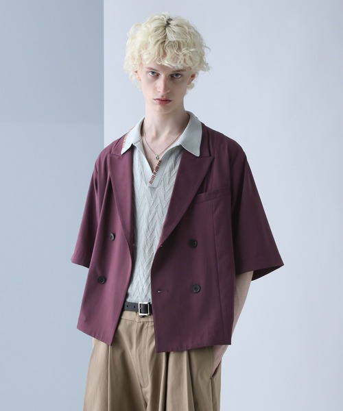 セール】【接触冷感】ICY FEELダブルショートジャケットSS(HARE