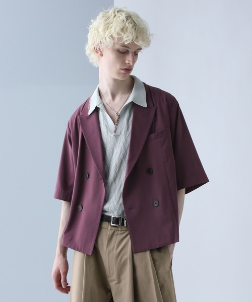 セール】【接触冷感】ICY FEELダブルショートジャケットSS(HARE