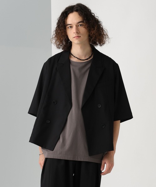 HARE ダブルショートジャケットSS セール】【接触冷感】ICY FEELダブルショートジャケットSS(HARE