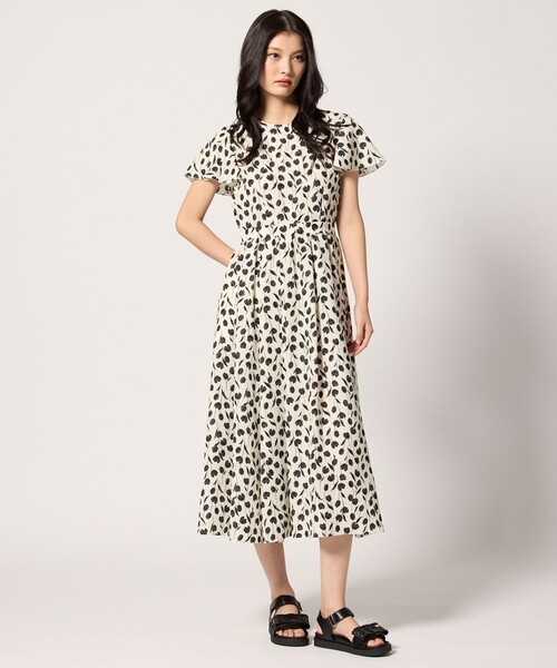 TOCCA（トッカ）の「LITTLE TULIP ドレス（ワンピース・レディース・アイボリー系5/ブラック系5・0/2/4/6）」の9枚目の写真