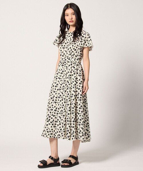 TOCCA（トッカ）の「LITTLE TULIP ドレス（ワンピース・レディース・アイボリー系5/ブラック系5・0/2/4/6）」の10枚目の写真