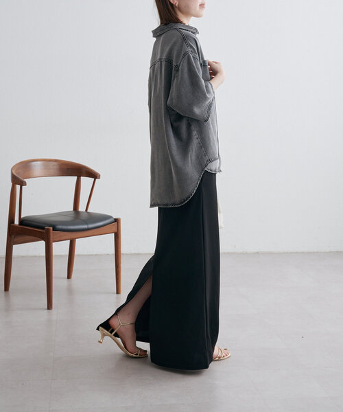 Omekashi（オメカシ）の「Onfキャミワンピース（ワンピース・レディース・ブラック/ベージュ・36/38）」の9枚目の写真