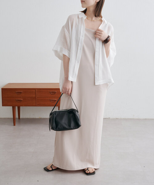 Omekashi（オメカシ）の「Onfキャミワンピース（ワンピース・レディース・ブラック/ベージュ・36/38）」の18枚目の写真