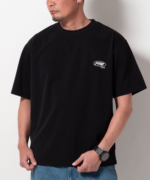 BAYBLO(ベイブロ)の「(SA) 梨地 ワンポイント 半袖 Tシャツ(Tシャツ/カットソー・メンズ・ベージュ/グレー/ブラック/サックスブルー・M/L/LL)」の21枚目の写真