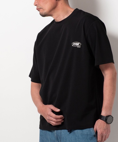 BAYBLO(ベイブロ)の「(SA) 梨地 ワンポイント 半袖 Tシャツ(Tシャツ/カットソー・メンズ・ベージュ/グレー/ブラック/サックスブルー・M/L/LL)」の22枚目の写真