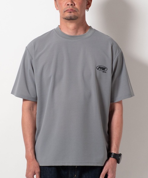 BAYBLO(ベイブロ)の「(SA) 梨地 ワンポイント 半袖 Tシャツ(Tシャツ/カットソー・メンズ・ベージュ/グレー/ブラック/サックスブルー・M/L/LL)」の17枚目の写真