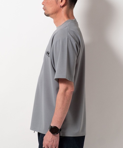 BAYBLO(ベイブロ)の「(SA) 梨地 ワンポイント 半袖 Tシャツ(Tシャツ/カットソー・メンズ・ベージュ/グレー/ブラック/サックスブルー・M/L/LL)」の18枚目の写真