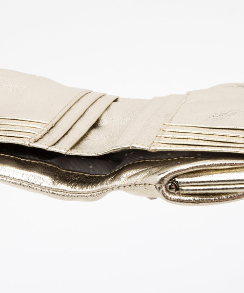 perche（ペルケ）の「ペルケ perche / マルチスタッズがま口二つ折りウォレット（財布・レディース・ブラック/シルバー/ゴールド/グレー・FREE）」の7枚目の写真