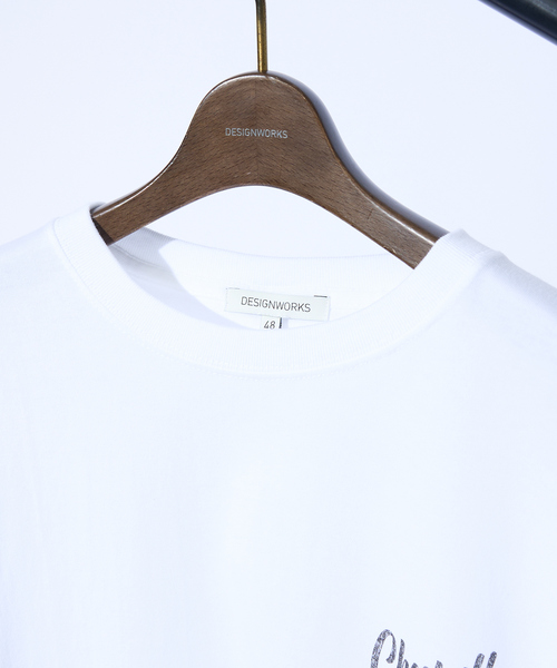 DESIGNWORKS(デザインワークス)の「【Cheers!!】プリント Tシャツ(Tシャツ/カットソー・メンズ・ホワイト/ブラック・44/46/48)」の5枚目の写真