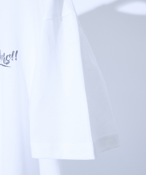 DESIGNWORKS(デザインワークス)の「【Cheers!!】プリント Tシャツ(Tシャツ/カットソー・メンズ・ホワイト/ブラック・44/46/48)」の6枚目の写真