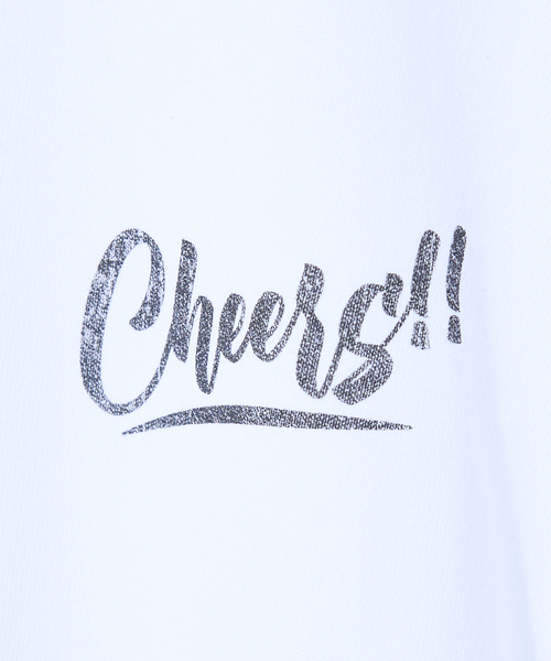 DESIGNWORKS(デザインワークス)の「【Cheers!!】プリント Tシャツ(Tシャツ/カットソー・メンズ・ホワイト/ブラック・44/46/48)」の7枚目の写真