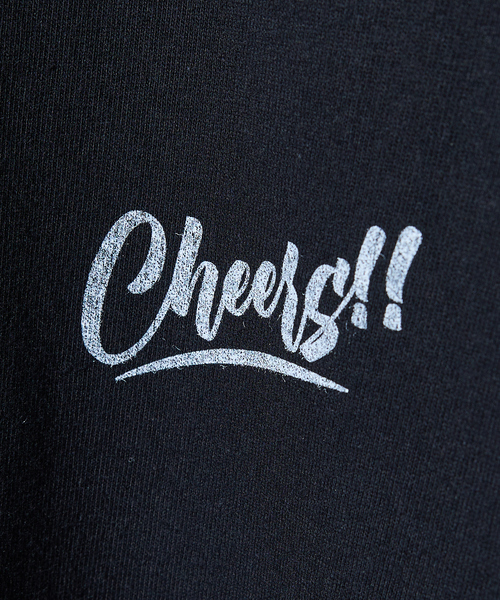 DESIGNWORKS(デザインワークス)の「【Cheers!!】プリント Tシャツ(Tシャツ/カットソー・メンズ・ホワイト/ブラック・44/46/48)」の12枚目の写真