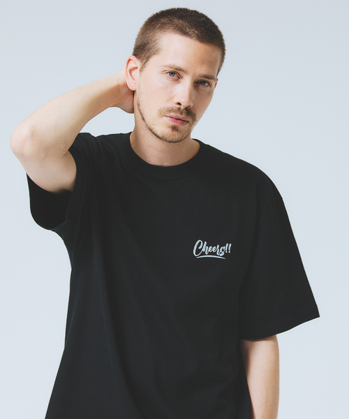 DESIGNWORKS(デザインワークス)の「【Cheers!!】プリント Tシャツ(Tシャツ/カットソー・メンズ・ホワイト/ブラック・44/46/48)」の13枚目の写真