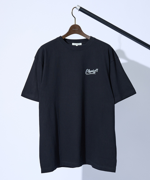 DESIGNWORKS(デザインワークス)の「【Cheers!!】プリント Tシャツ(Tシャツ/カットソー・メンズ・ホワイト/ブラック・44/46/48)」の16枚目の写真