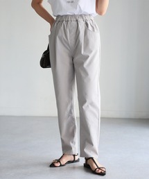 リネンコットンタックポケットイージーパンツ