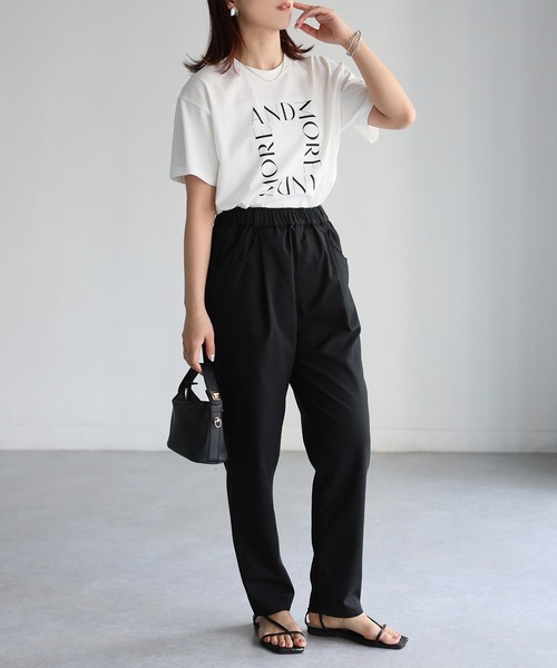 Riberry（リベリー）の「リネンコットンタックポケットイージーパンツ（スラックス・レディース・グレー/ナチュラル/ブラック・FREE）」の13枚目の写真