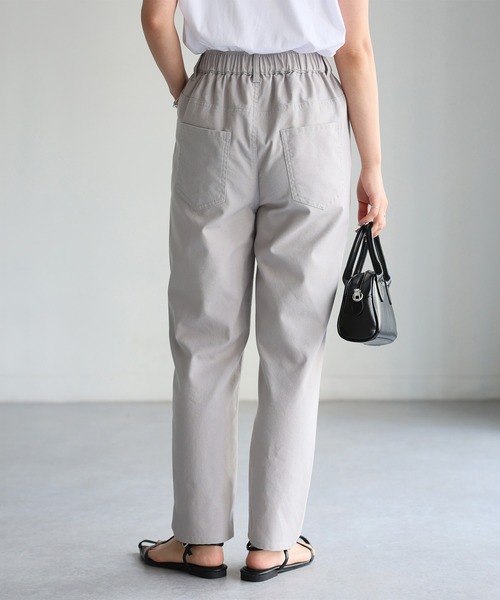 Riberry（リベリー）の「リネンコットンタックポケットイージーパンツ（スラックス・レディース・グレー/ナチュラル/ブラック・FREE）」の20枚目の写真
