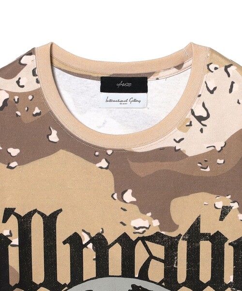 International Gallery BEAMS（インターナショナルギャラリービームス）の「【別注】U/MUSIC × IG / UNDERSONG Nas カモフラージュ グラフィック Tシャツ（Tシャツ/カットソー・メンズ・その他・S/M/L）」の3枚目の写真