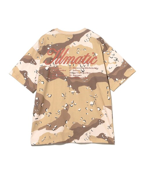 International Gallery BEAMS（インターナショナルギャラリービームス）の「【別注】U/MUSIC × IG / UNDERSONG Nas カモフラージュ グラフィック Tシャツ（Tシャツ/カットソー・メンズ・その他・S/M/L）」の4枚目の写真