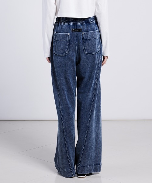 ESSENTIAL（エッセンシャル）の「インディゴワイドパンツ（その他パンツ・レディース・ブルー・36/38）」の12枚目の写真