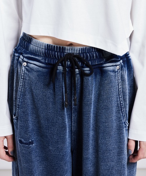 ESSENTIAL（エッセンシャル）の「インディゴワイドパンツ（その他パンツ・レディース・ブルー・36/38）」の13枚目の写真