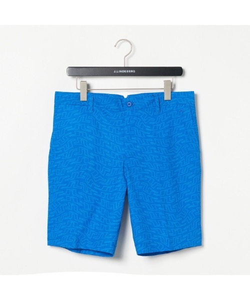 J.LINDEBERG(ジェイリンドバーグ)の「【J.LINDEBERG/GOLF】ブリッジマークモチーフハーフパンツ(その他パンツ・メンズ・ブルー系その他/ブルー系/ダークグリーン・29/30/31)」の1枚目の写真
