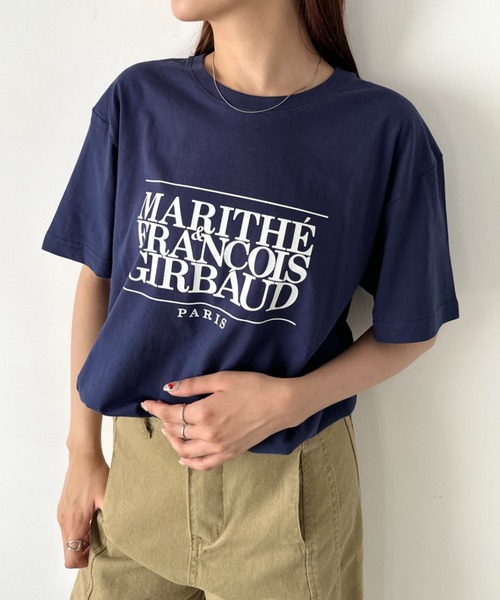 マリテフランソワジルボー　Tシャツ　Mサイズ マリテフランソワジルボー W CLASSIC LOGO TEE - メルカリ