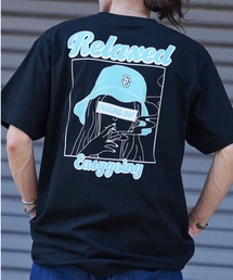【MODISH GAZE】スモーキングガール Relaxed半袖Tシャツ