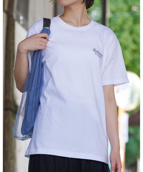 MODISH GAZE(モディシュガゼ)の「【MODISH GAZE】スモーキングガール Relaxed半袖Tシャツ(Tシャツ/カットソー・メンズ・ホワイト×グレー/ホワイト×ピンク/ブラック×パープル/ブラック×ブルー/ホワイト×ブルー/ブラック×グリーン・MEDIUM/LARGE/X-LARGE)」の7枚目の写真