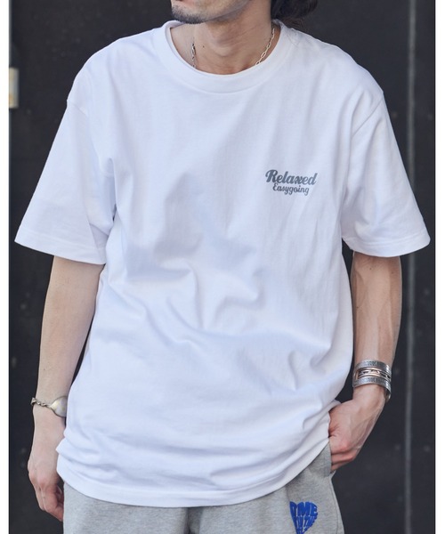 MODISH GAZE(モディシュガゼ)の「【MODISH GAZE】スモーキングガール Relaxed半袖Tシャツ(Tシャツ/カットソー・メンズ・ホワイト×グレー/ホワイト×ピンク/ブラック×パープル/ブラック×ブルー/ホワイト×ブルー/ブラック×グリーン・MEDIUM/LARGE/X-LARGE)」の12枚目の写真