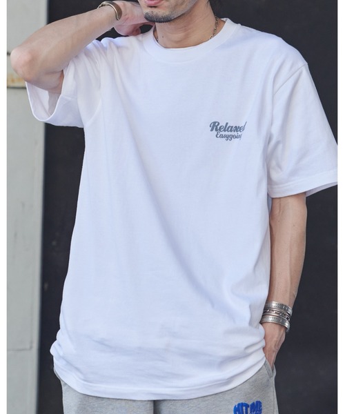 MODISH GAZE(モディシュガゼ)の「【MODISH GAZE】スモーキングガール Relaxed半袖Tシャツ(Tシャツ/カットソー・メンズ・ホワイト×グレー/ホワイト×ピンク/ブラック×パープル/ブラック×ブルー/ホワイト×ブルー/ブラック×グリーン・MEDIUM/LARGE/X-LARGE)」の13枚目の写真