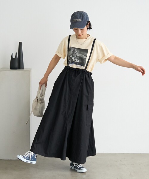 FREAK'S STORE(フリークスストア)の「Autumn Kids photo Tシャツ/フォトTシャツ(Tシャツ/カットソー・レディース・チャコール/オフホワイト/ナチュラル・フリ-)」の6枚目の写真