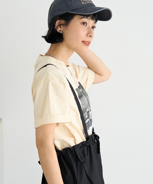 FREAK'S STORE(フリークスストア)の「Autumn Kids photo Tシャツ/フォトTシャツ(Tシャツ/カットソー・レディース・チャコール/オフホワイト/ナチュラル・フリ-)」の10枚目の写真