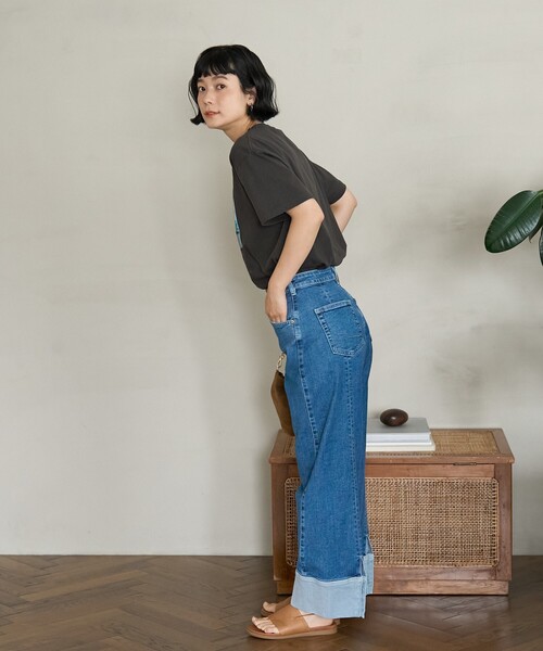 FREAK'S STORE(フリークスストア)の「Autumn Kids photo Tシャツ/フォトTシャツ(Tシャツ/カットソー・レディース・チャコール/オフホワイト/ナチュラル・フリ-)」の16枚目の写真