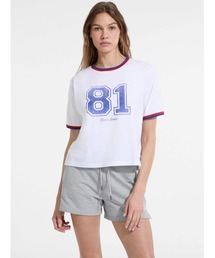 GUESS JEANS Ss Cn Boxy 81 Tee 半袖Tシャツ