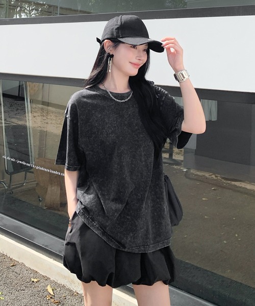 by LEGNA(バイレグナ)の「ユーズド風Tシャツ(Tシャツ/カットソー・レディース・カーキ/ブラック/グレー/ベージュ・SMALL/X-LARGE/LARGE/MEDIUM)」の14枚目の写真