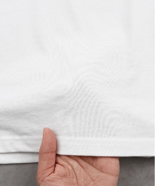 ad thie（アドティエ）の「フラワーモチーフ コード刺繍Tシャツ（Tシャツ/カットソー・レディース・オフホワイト/ブラック・FREE）」の6枚目の写真